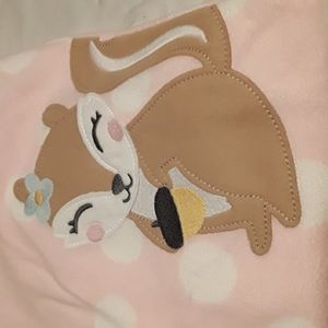 Carters Baby Girls 4t Footed Sleeper One Piece PJ's Pink  Squirrel Soft Cozy